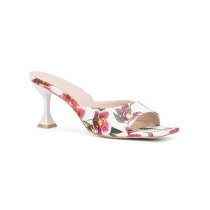 Torgeis Jasmine Mule Floral Women's Heels Sz 8 never worn no box